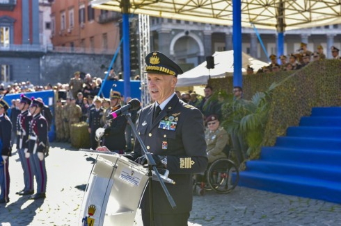 Il Capo di Stato Maggiore della Difesa, Generale Vecciarelli nel corso del suo intervento