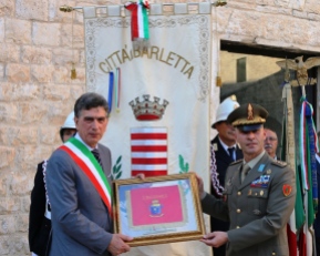 3.Dono dell'82° Reggimento Fanteria Torino al Sindaco di Barletta